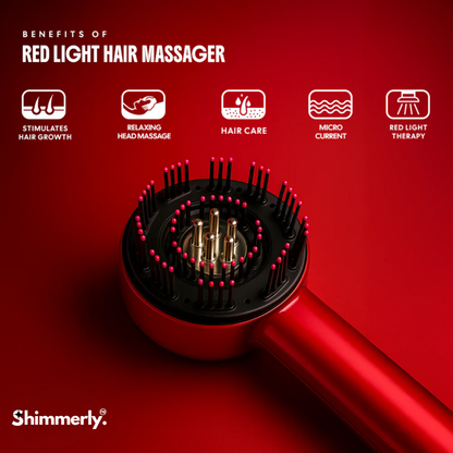 3 in 1 Red Light Therapy Hair Rejuvenation Oil Applicator & Comb | 1 Year Warranty