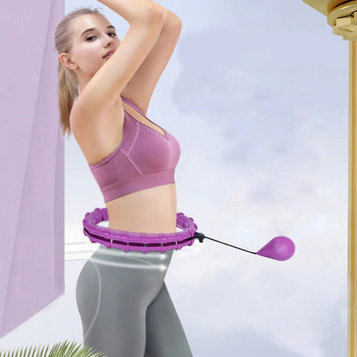 Smart Weighted Hula Hoop - Fun Fitness Core Training | 1 Year Warranty