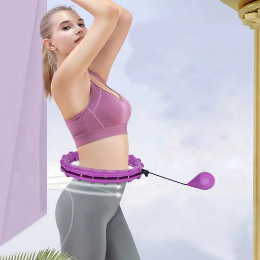 Smart Weighted Hula Hoop - Fun Fitness Core Training | 1 Year Warranty