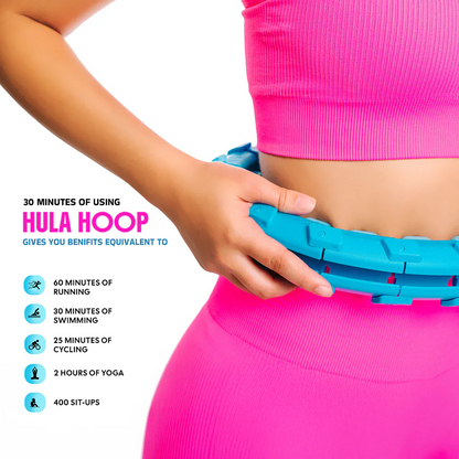 Smart Weighted Hula Hoop - Fun Fitness Core Training | 1 Year Warranty